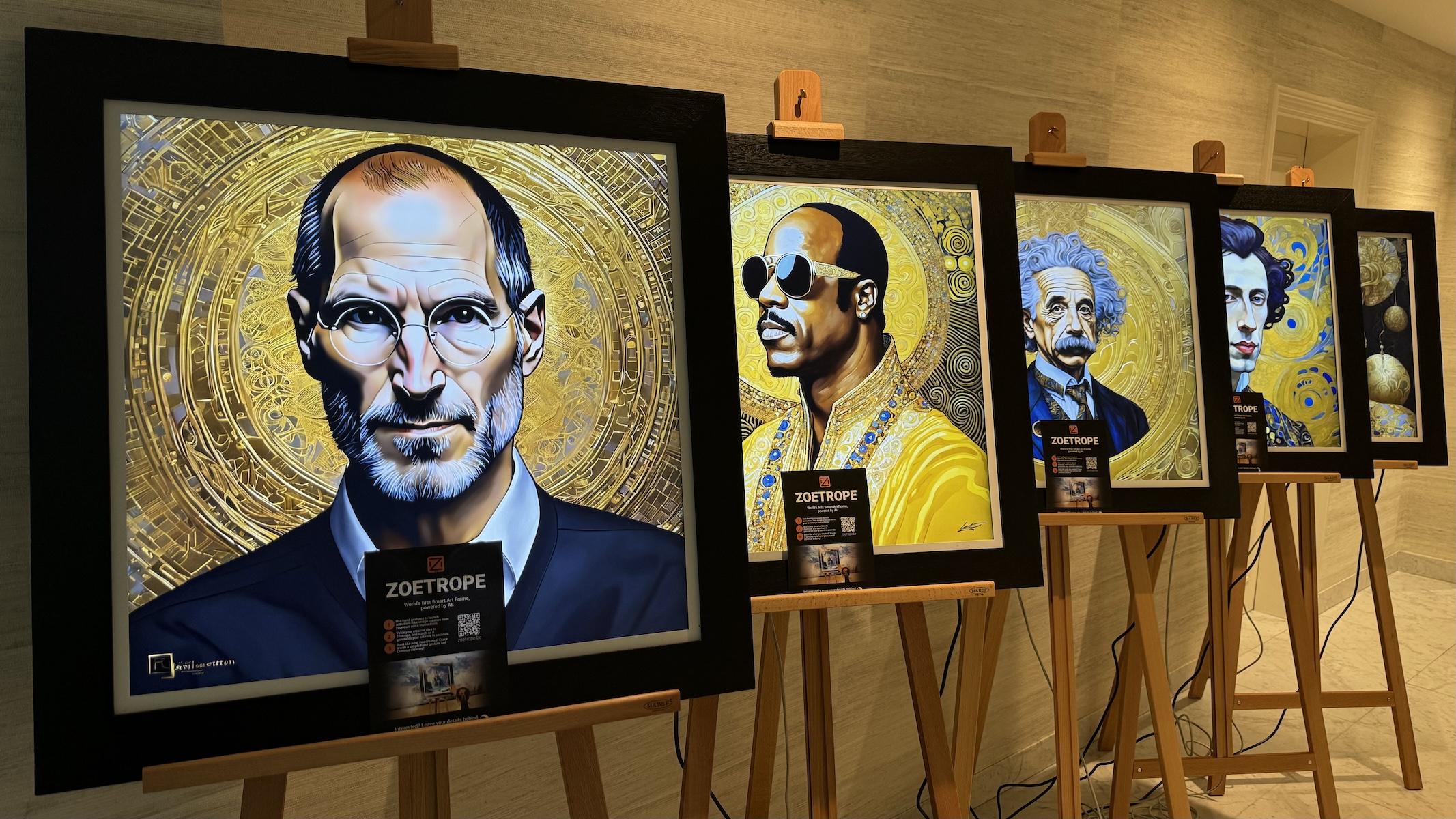 Zoetrope contact visual